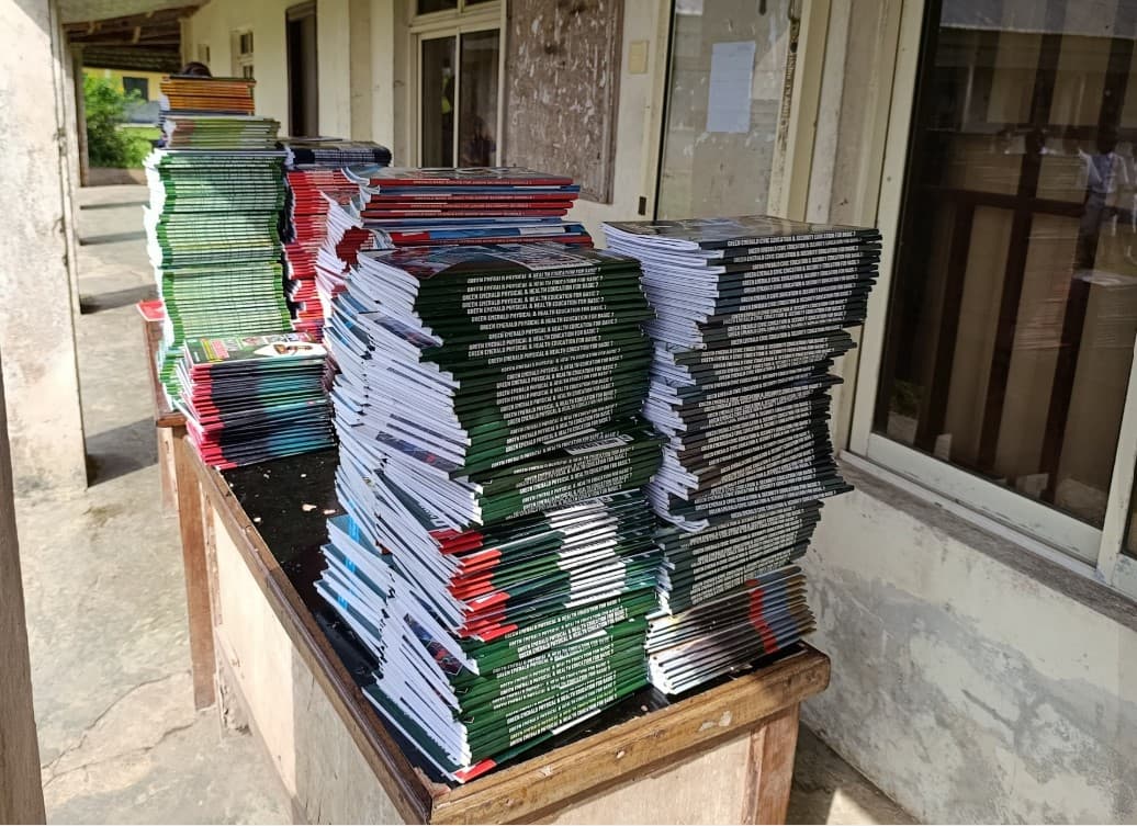 Images showing our impact in communities by books donations